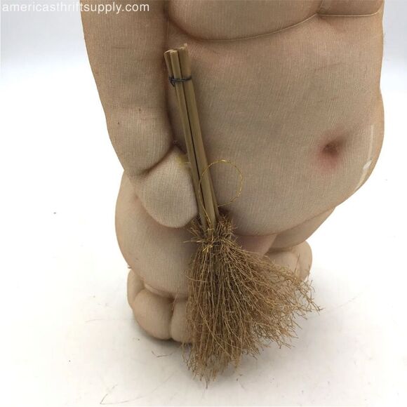 Vintage Very Rare Pudgie People Handcrafted Soft Sculpture Doll - Picture 5 of 6